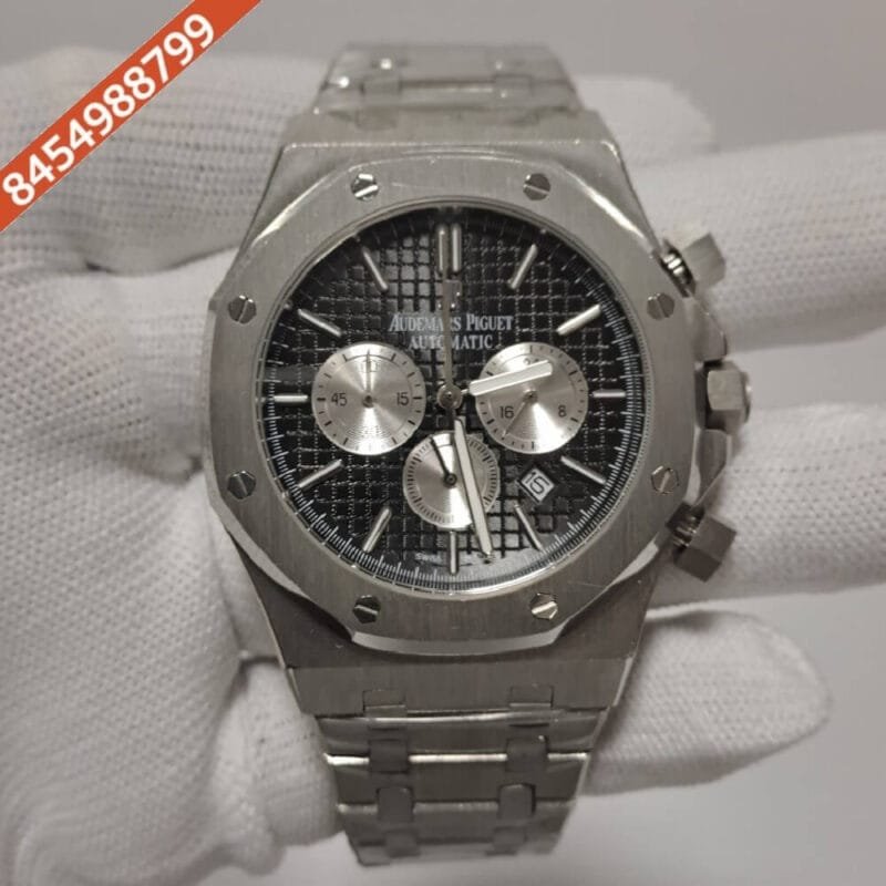 Audemars Piguet Royal Oak Chronograph Steel Black Swiss Watch