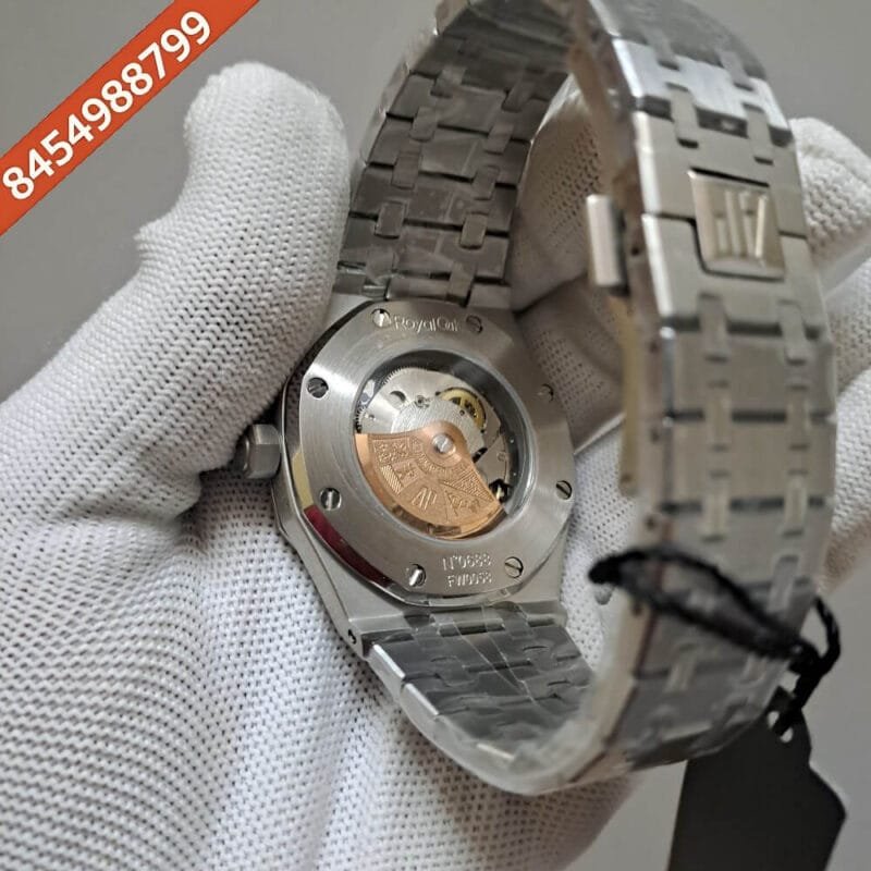 Audemars Piguet Royal Oak Jumbo Sliver Green Dial Swiss Automatic Watch - Image 4