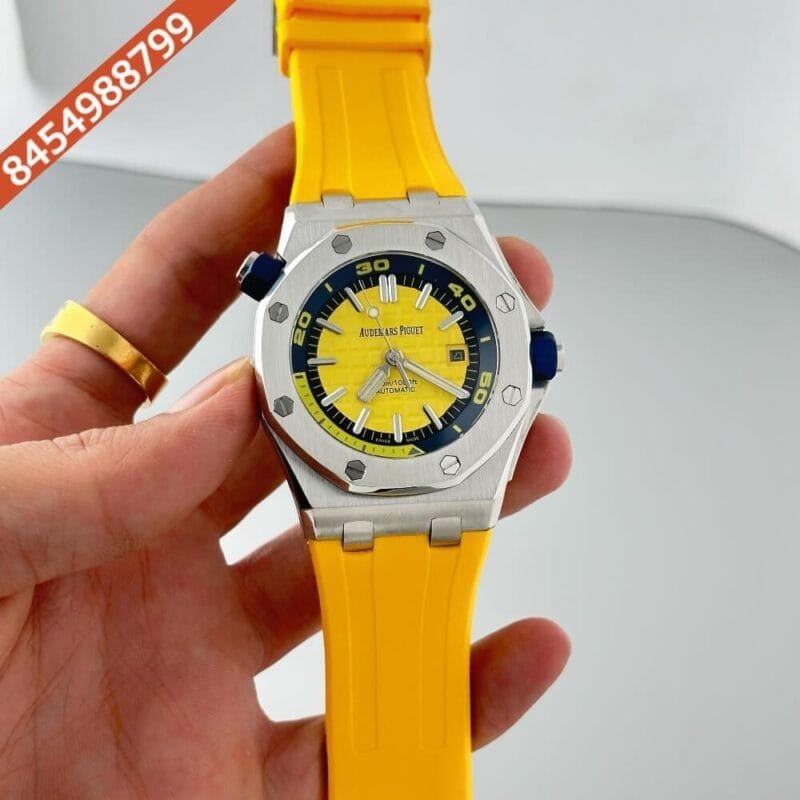 Audemars Piguet Royal Oak Offshore Diver Yellow Swiss Automatic Watch