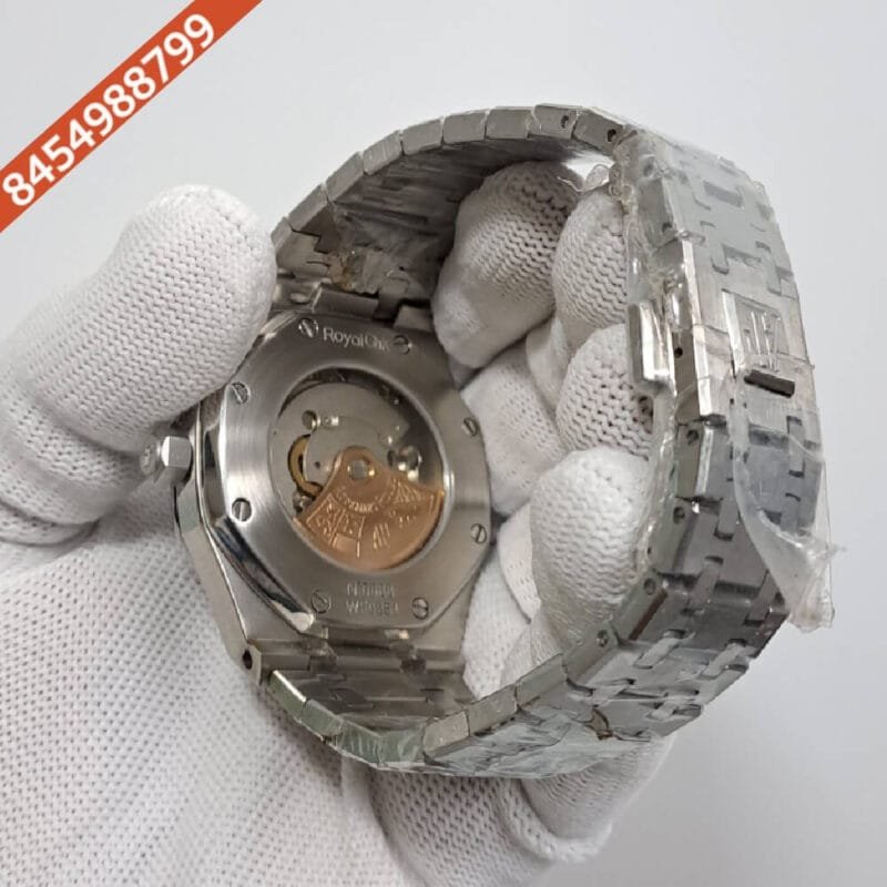 Audemars Piguet Royal Oak Tourbillion Green Dial Stainless Steel Strap Swiss Automatic Watch - Image 4