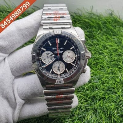 Breitling Chronomat B01 42 Steel Black Dial Swiss ETA Self-winding Movement Watch