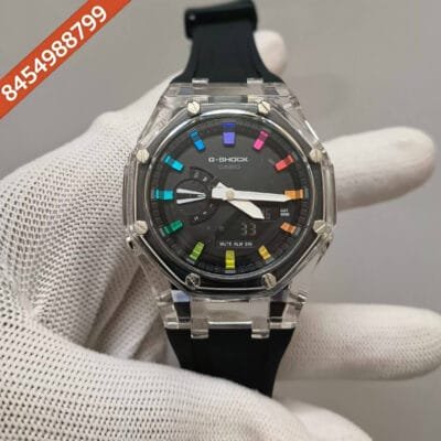 Casio G SHOCK Royal Casioak Custom Rainbow Skeleton Watch
