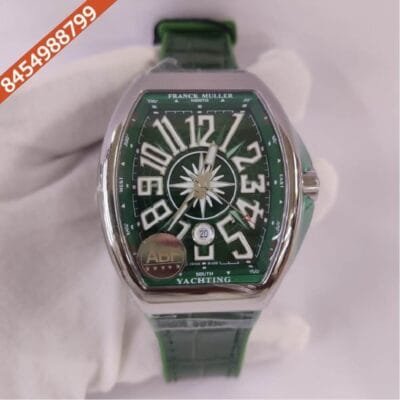 Franck Muller Vanguard Green Dial Swiss ETA Automatic Watch