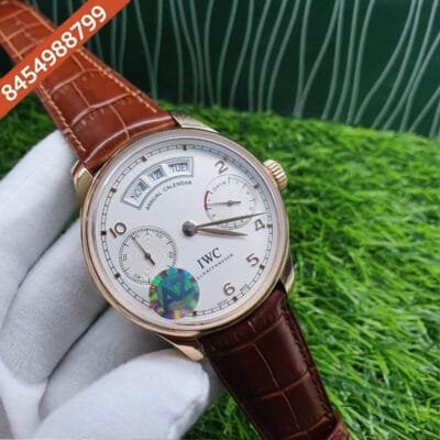 IWC Portugieser Annual Calendar Swiss ETA 7750 Valjoux Automatic Movement Watch