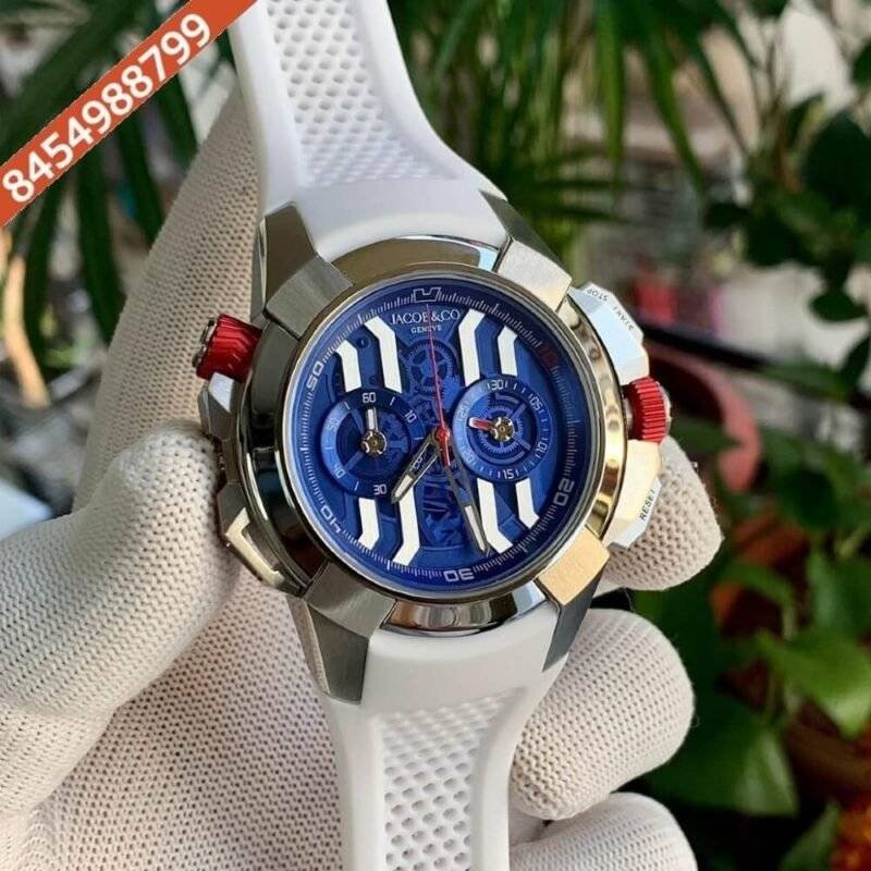 Jacob & Co Epic X Chronograph Blue Dial Swiss Automatic Watch