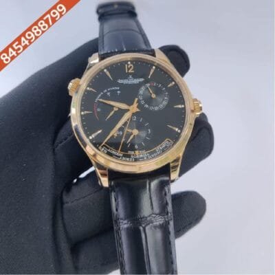Jaeger-LeCoultre Master Geographic Black Dial Swiss ETA Automatic Watch