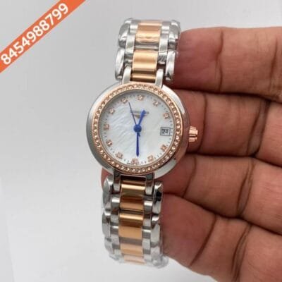 Longines Primaluna Dual Tone Diamond Bazel Swiss Watch