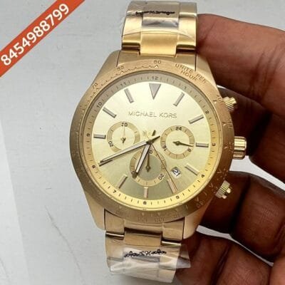 Michael Kors Bayville Full Gold Chronograph Swiss Watch