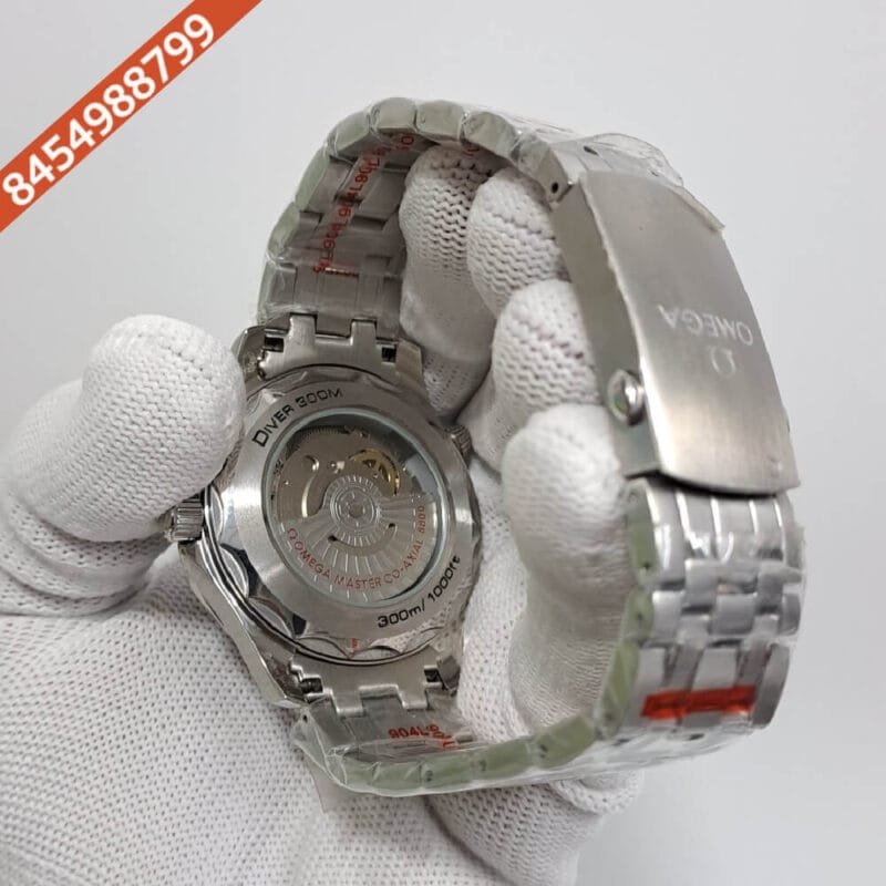 Omega Seamaster Diver Professional Steel Black Dial Swiss Automatic Watch - Image 4