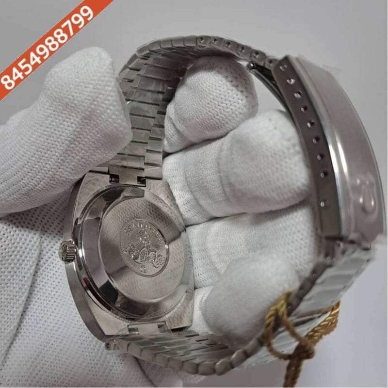 Omega Seamaster Square Steel Green Dial Swiss Watch - Image 4