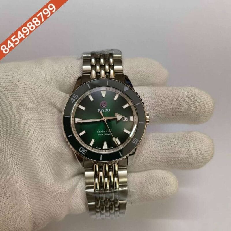 Rado Captain Cook Green Dial Jublie Strap Swiss Automatic Watch