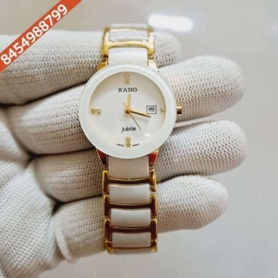 Rado Jubile Centrix Full White Dial Ceramic Watch