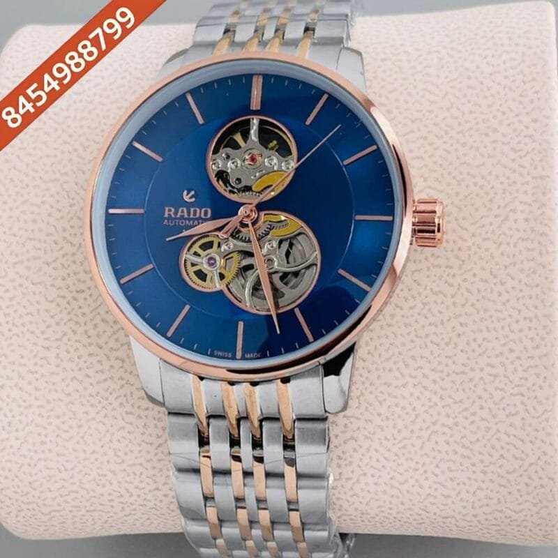 Rado Coupole Classic Open Heart Blue Dial Swiss Automatic Watch