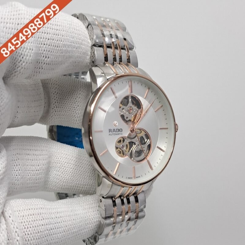 Rado Coupole Classic Open Heart White Dial Swiss Automatic Watch - Image 3