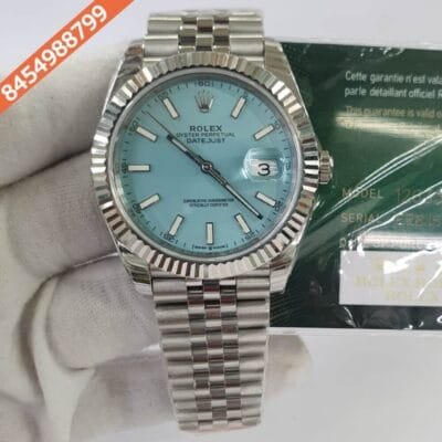 Rolex Date Just Blue Dial Swiss ETA Calibre 3235 Automatic Movement Watch
