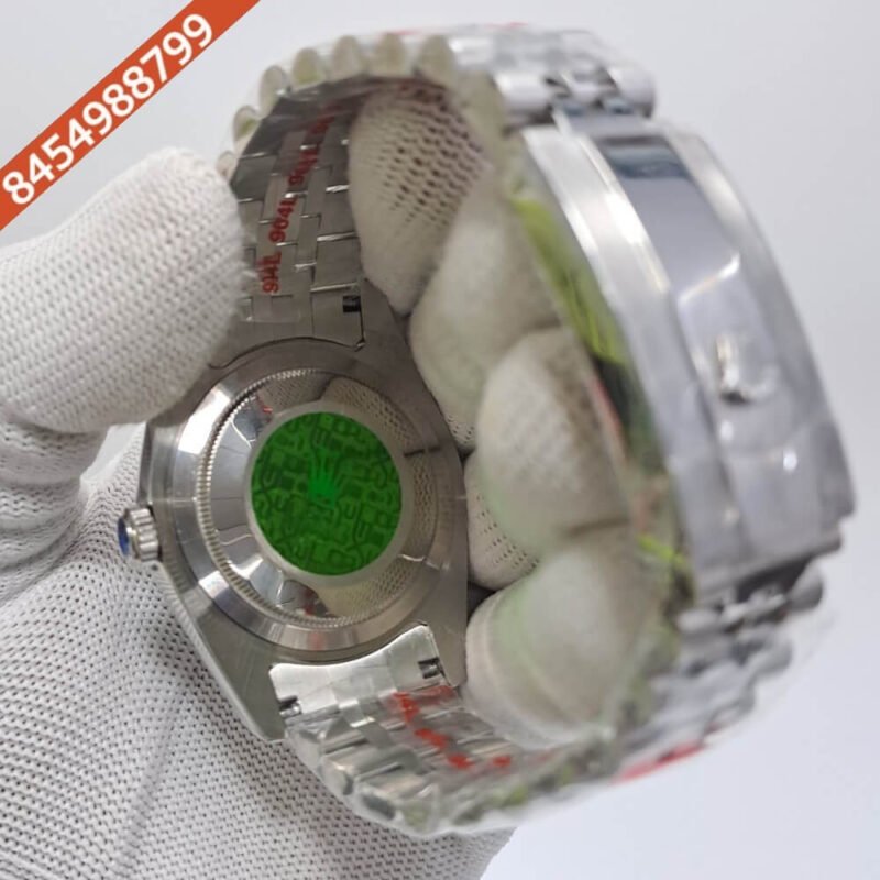 Rolex Date -Just Stick Marker Green Dial Swiss Automatic Watch - Image 4