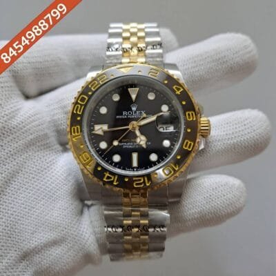 Rolex GMT Master 2 Steel Black Dial  Swiss Automatic Watch