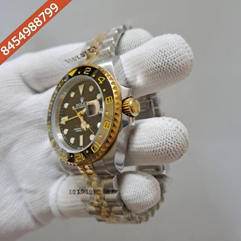 Rolex GMT Master 2 Steel Black Dial  Swiss Automatic Watch - Image 3