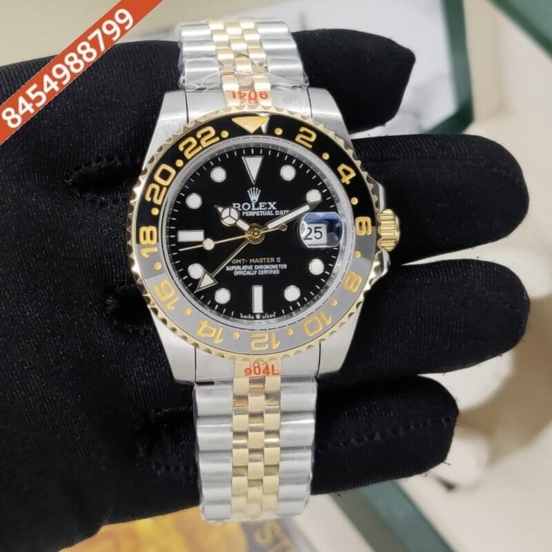 Rolex GMT Master 2 Steel Black Dial  Swiss Automatic Watch - Image 5