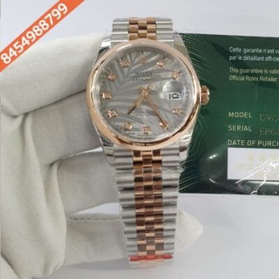 Rolex Oyster Perpetual Date Just Dual Tone Swiss ETA 3235 Automatic Movement Watch