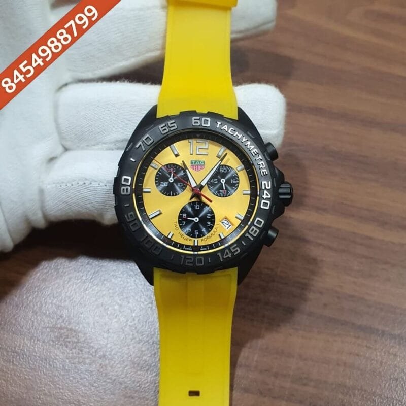 Tag Heuer Formula 1 Chronograph Yellow Limited Edition Swiss Watch