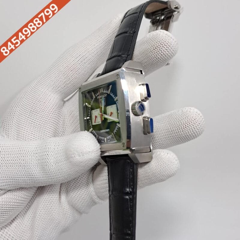 Tag Heuer Monaco Caliber 12 Black Dial Swiss Watch - Image 3