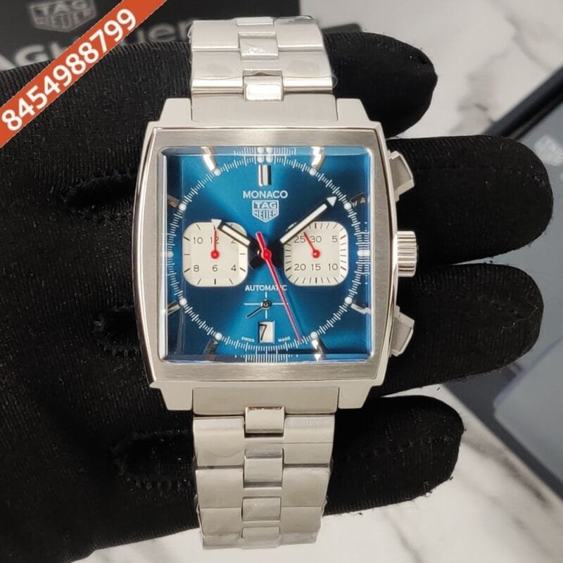 Tag Heuer Monaco Caliber 12 Steel Blue Dial Swiss Watch