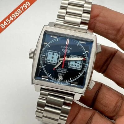 Tag Heuer Monaco Caliber 12 Steel Blue Dial Swiss Watch