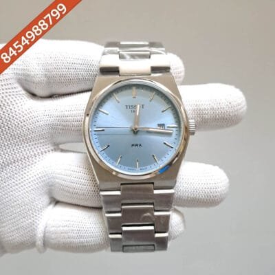 Tissot 1853 T-Classic PRX Full Steel Sky Blue Dial Swiss Watch