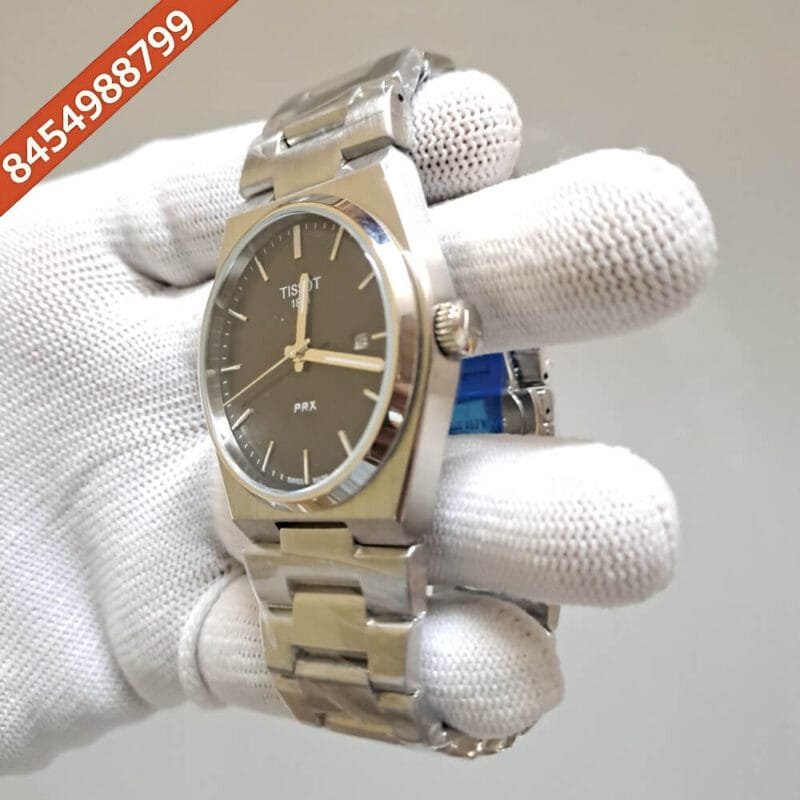 Tissot Men's PRX 316L Stainless Steel Case Swiss Watch - Image 3