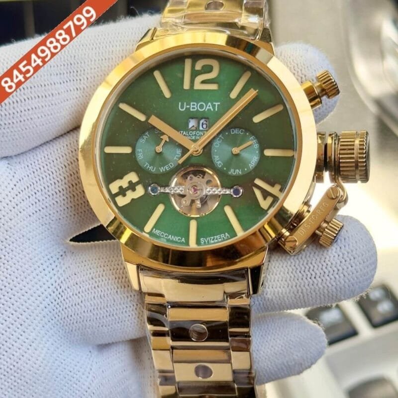 U-Boat Tourbillion Green Dial Swiss Watch