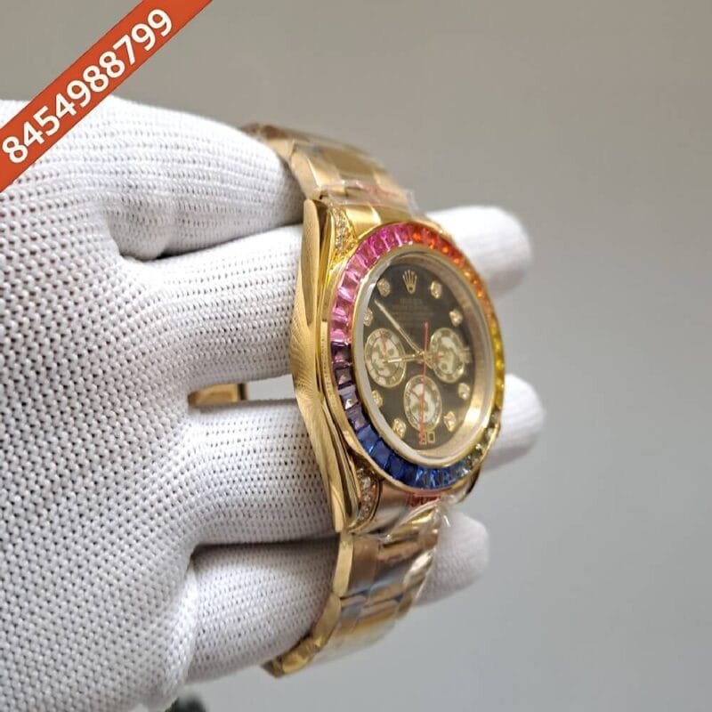 Rolex Daytona Rainbow Swiss Automatic Watch - Image 2
