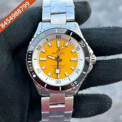 Breitling Super Ocean 44 Kelly Slater Steel Yellow Dial Swiss Automatic Watch