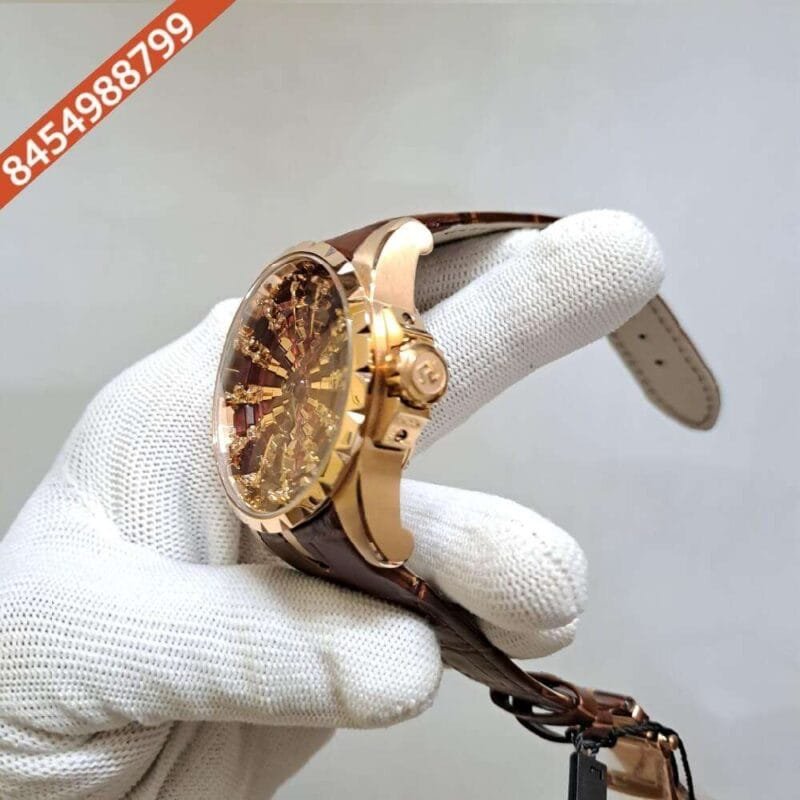Roger Dubuis Excalibur Knights of the Round Table IV Red Diamond Dial Swiss ETA Automatic Movement watch - Image 2