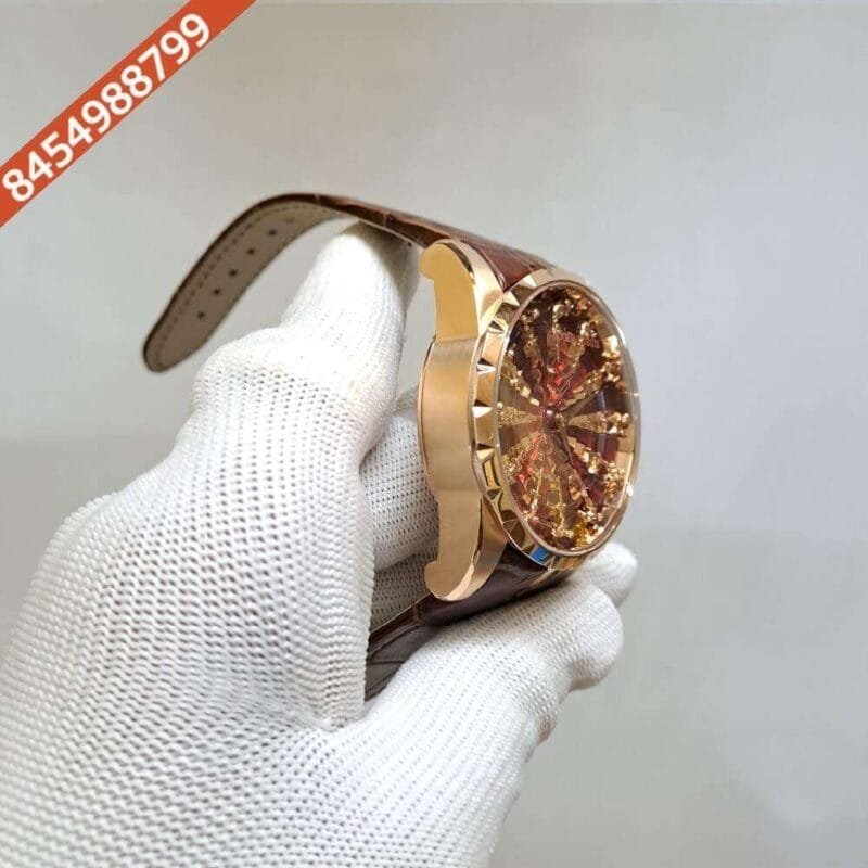 Roger Dubuis Excalibur Knights of the Round Table IV Red Diamond Dial Swiss ETA Automatic Movement watch - Image 3