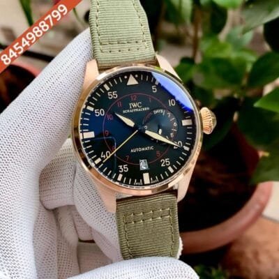 IWC Big Pilot Rose Gold Top Desert Edition Black Dial Swiss Automatic Watch