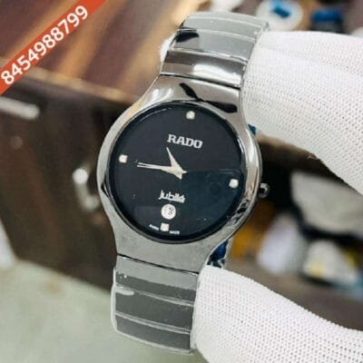 Rado Jublie Ceramic Black Dial Steel Swiss Watch