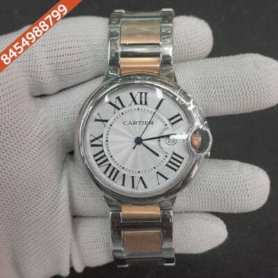 Cartier Ballon Bleu De Dual Tone White Dial Swiss Automatic Watch