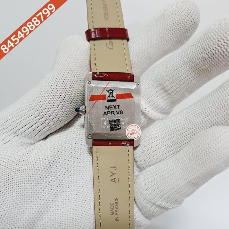 Cartier Tank Must Full Red Swiss watch - Image 4