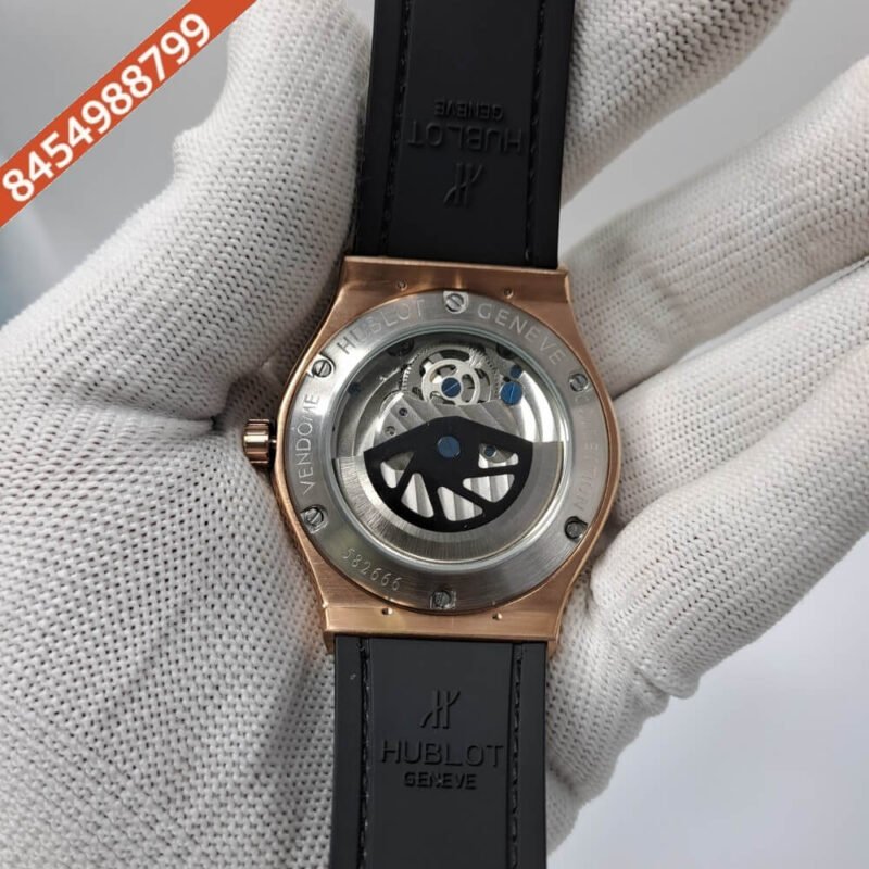Hublot Big Bang Tourbillon Black Dial Diamond Case Swiss Automatic Watch - Image 4