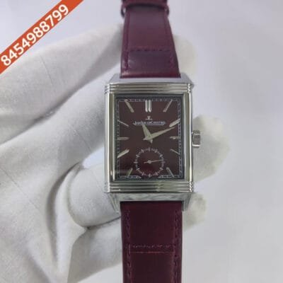 Jaeger-LeCoultre Reverso Tribute Red Dial Swiss ETA Automatic Movement  Watch