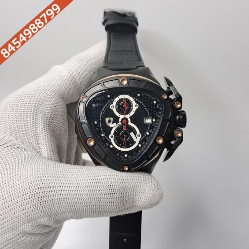 Lamborghini Tonino Spyder Chronograph Black Dial Swiss Watch