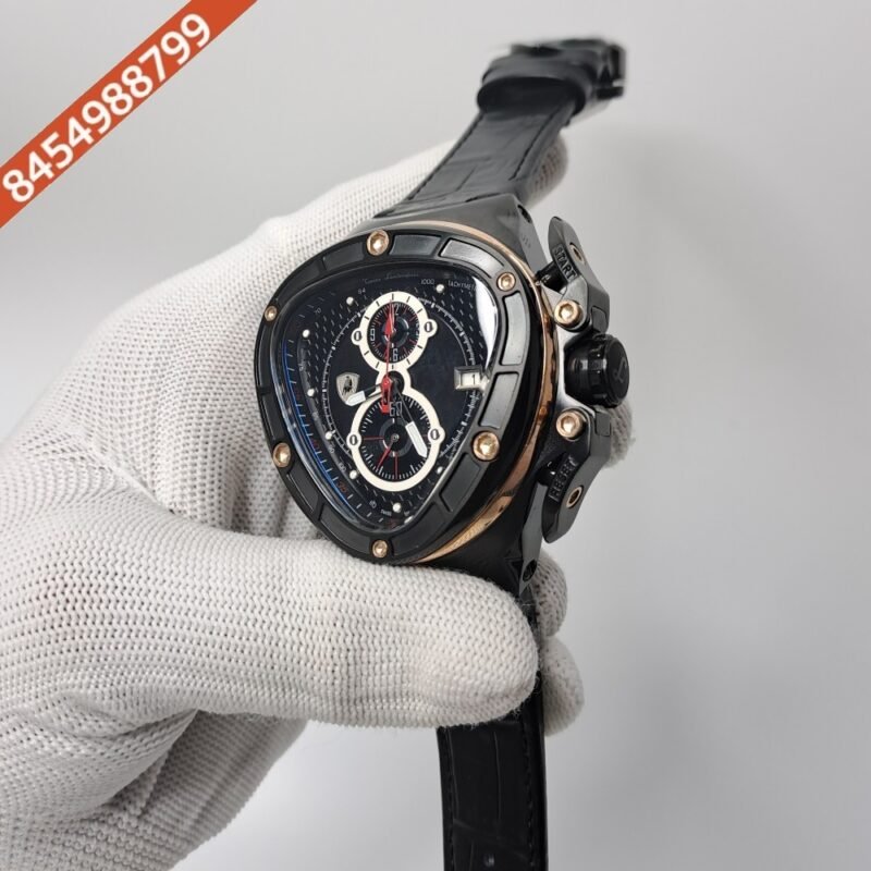 Lamborghini Tonino Spyder Chronograph Black Dial Swiss Watch - Image 3