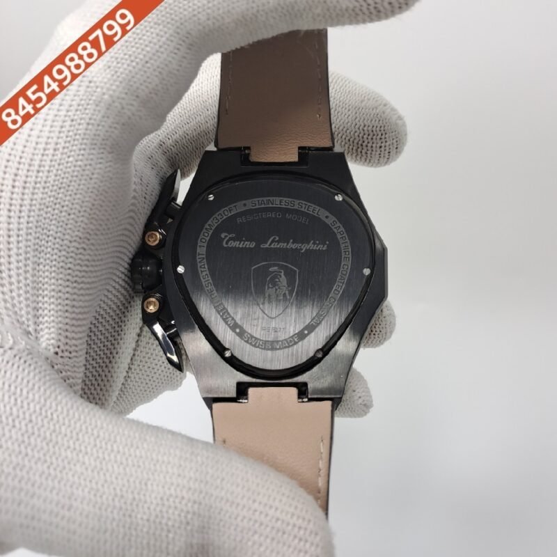 Lamborghini Tonino Spyder Chronograph Black Dial Swiss Watch - Image 4