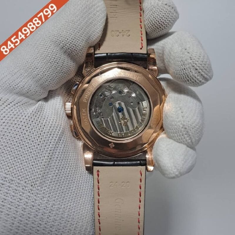 Patek Philippe Grand Complications Red Dial Swiss Automatic Watch - Image 4