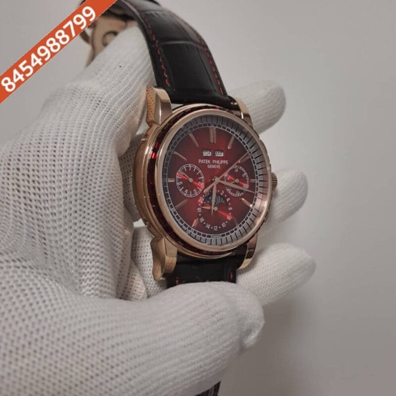 Patek Philippe Grand Complications Red Dial Swiss Automatic Watch - Image 2