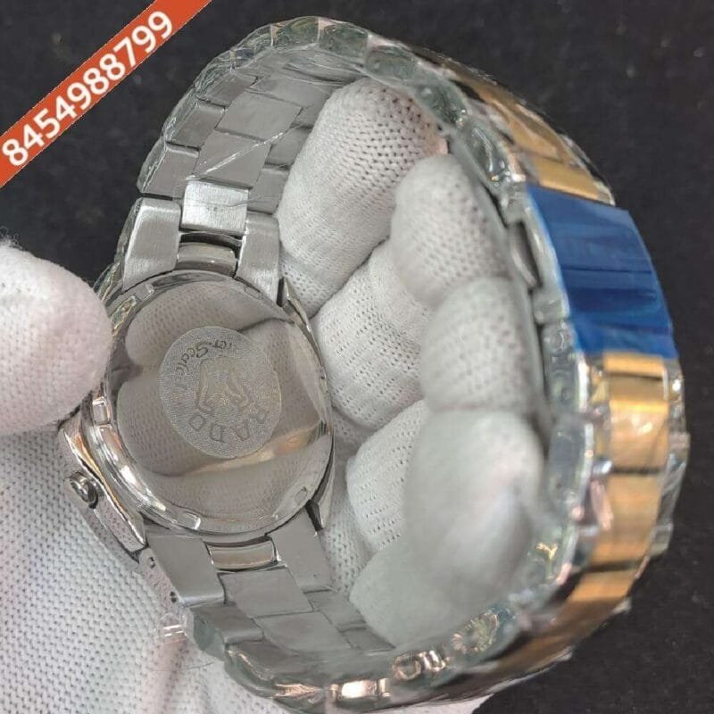 Rado Diastar Chronograph Dual Tone White Dial Watch - Image 4