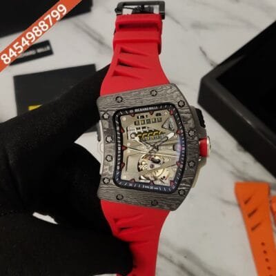 Richard Mille Alain Prost Cycling Grey Dial Swiss ETA Automatic Watch