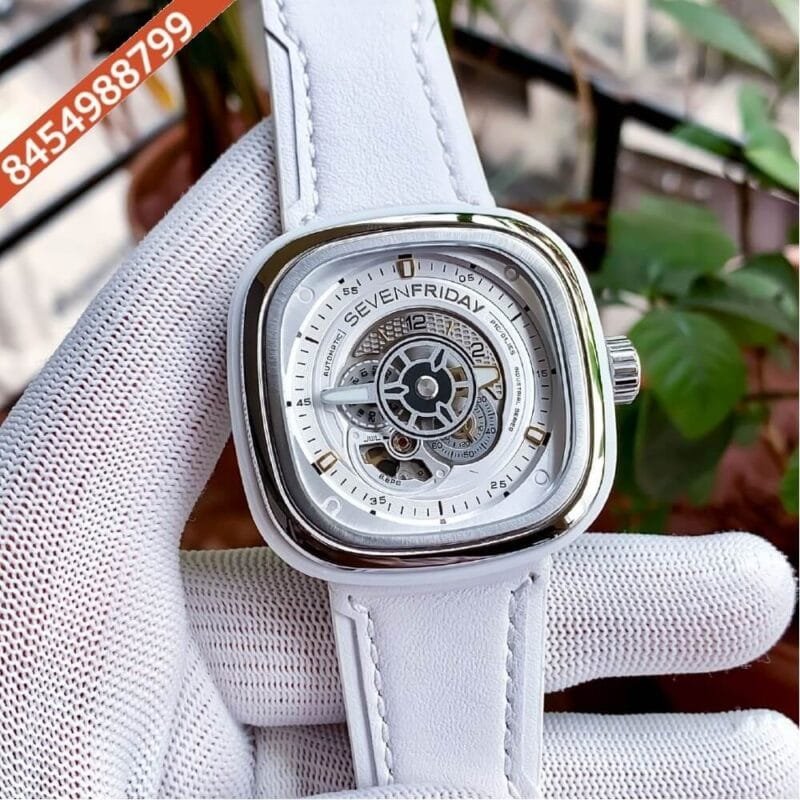 Seven Friday Industrial Series White Dial Swiss Automatic Watch