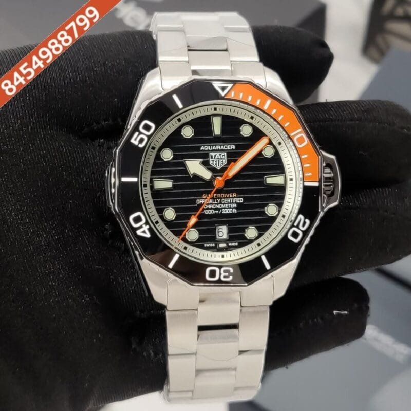 Tag Heuer Aquaracer Professional 1000 Superdriver Black Dial Swiss Automatic Watch